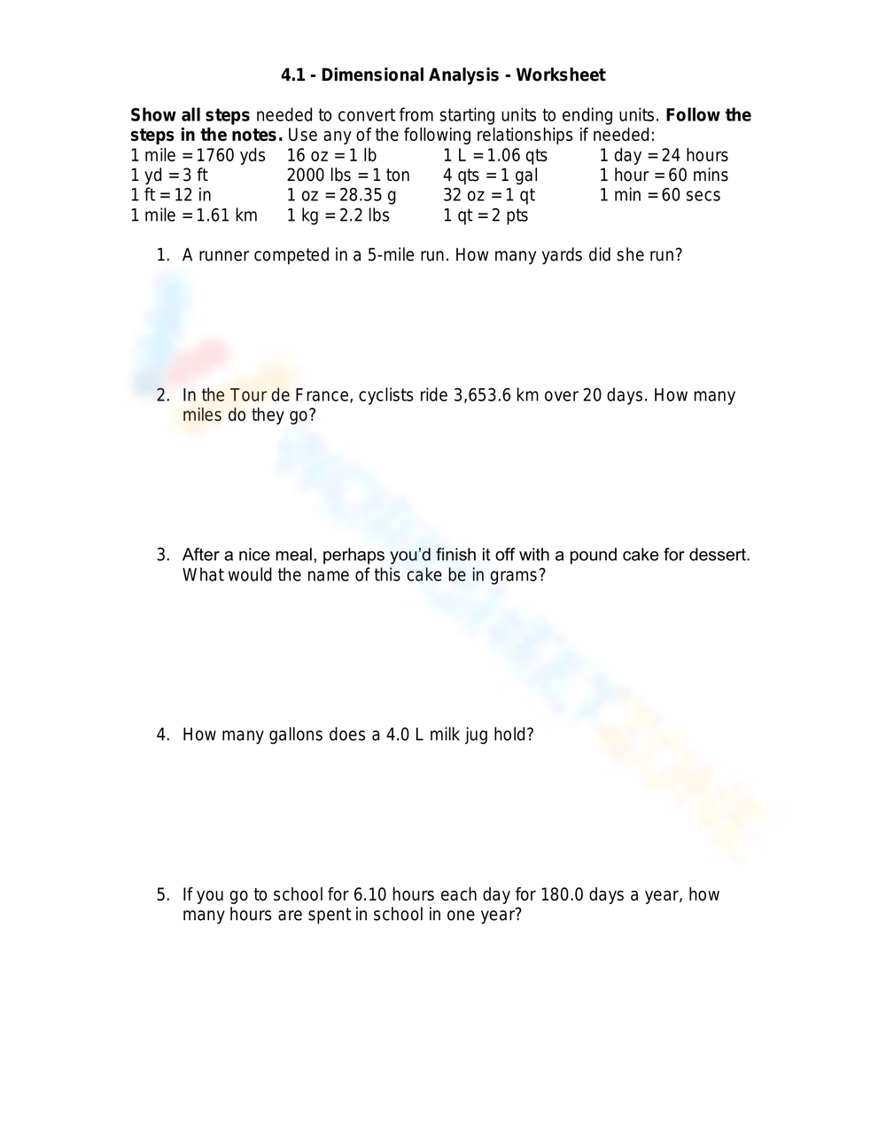 90 Dimensional Analysis Chemistry Worksheet 60