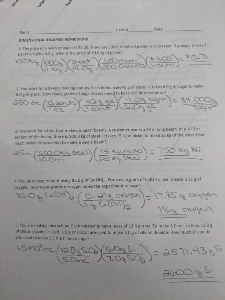 90 Dimensional Analysis Chemistry Worksheet 79