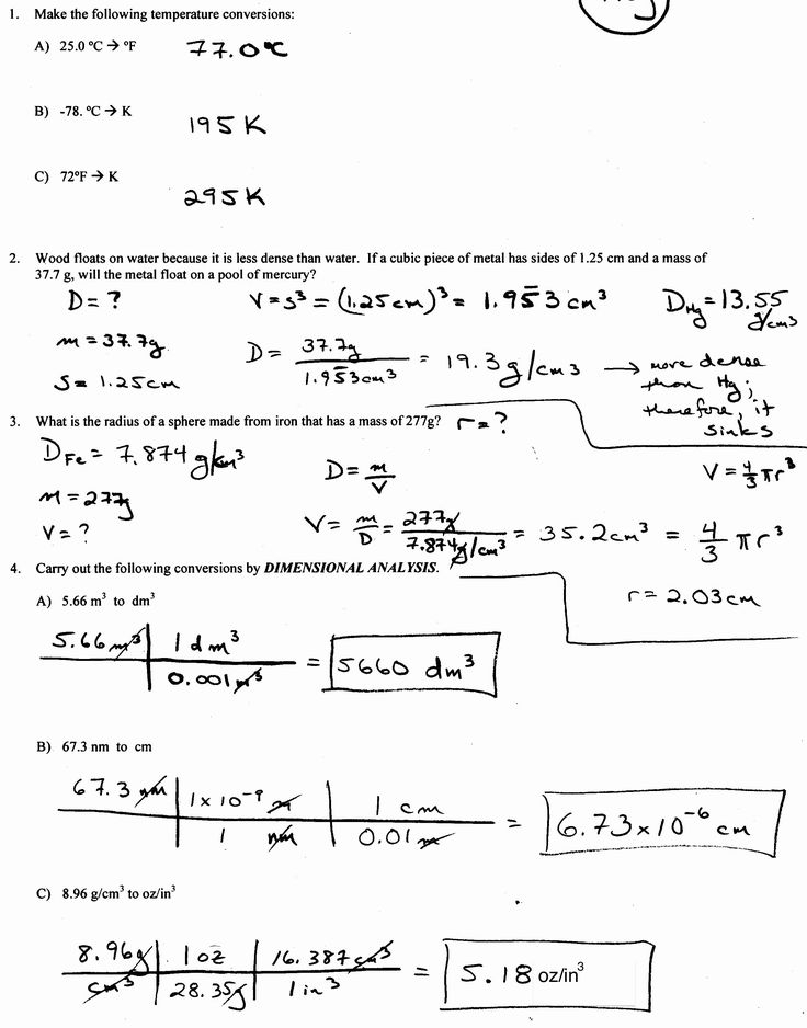 90 Dimensional Analysis Chemistry Worksheet 88