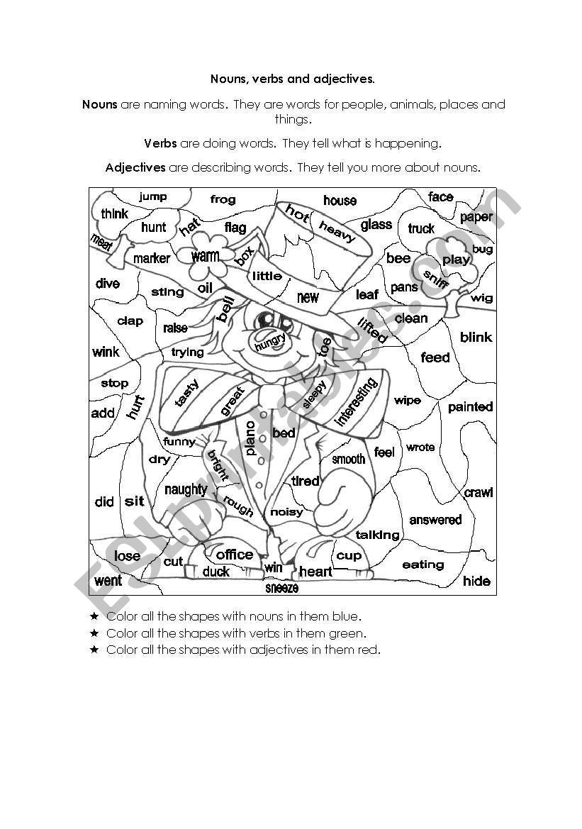 90 Noun And Verb Worksheets 19