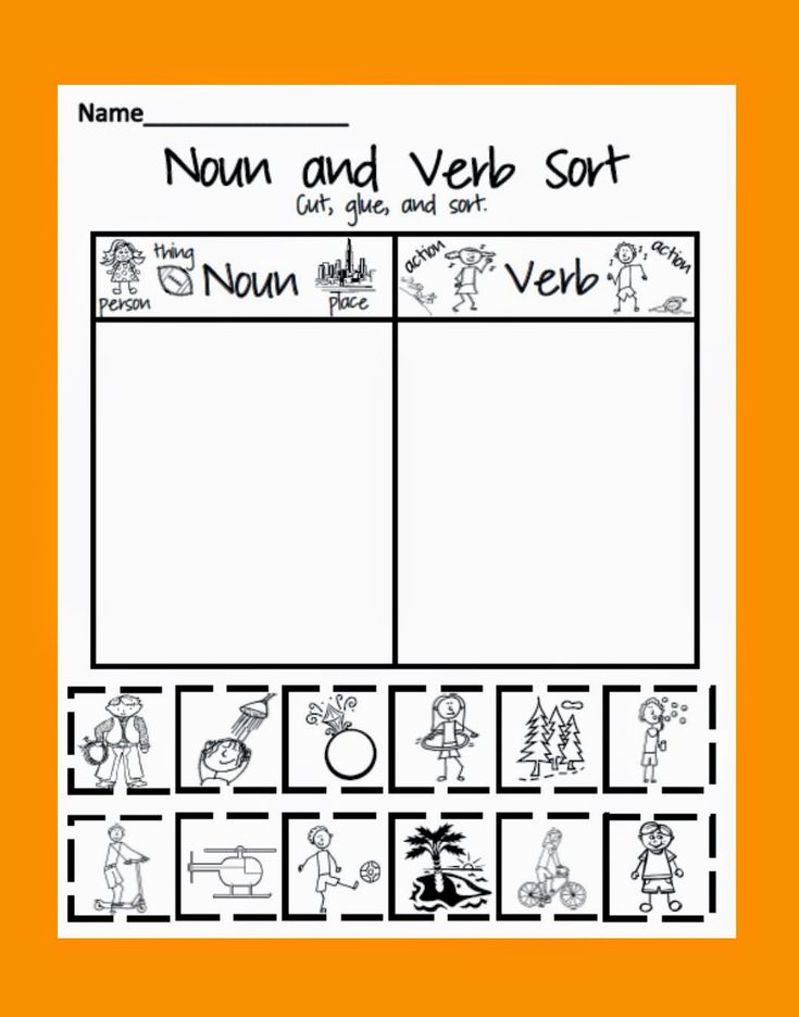 90 Noun And Verb Worksheets 60