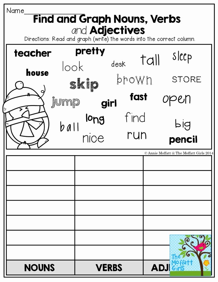 90 Noun And Verb Worksheets 62