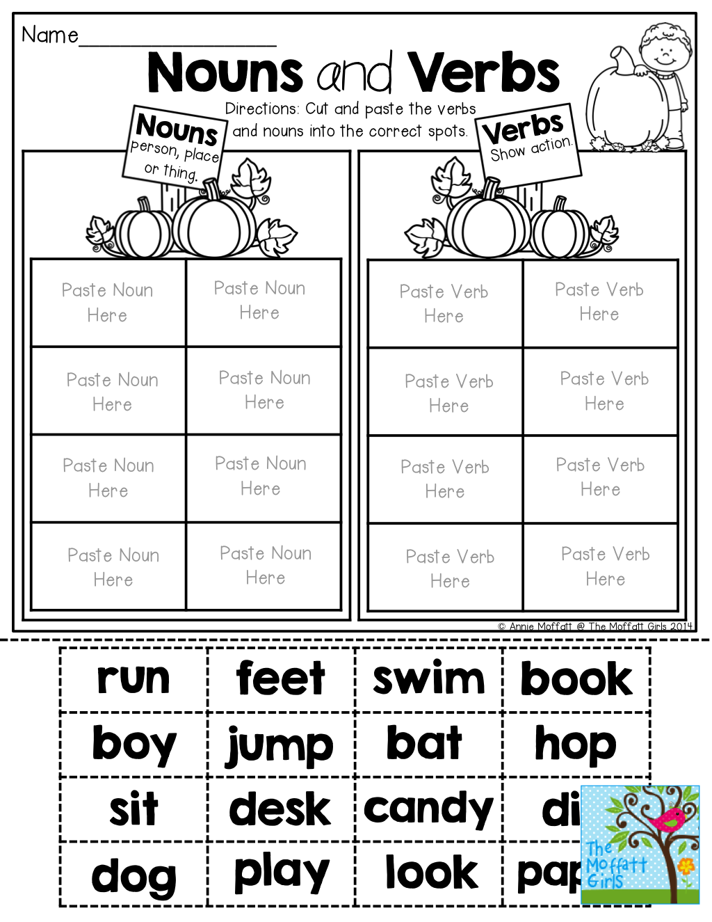 90 Noun And Verb Worksheets 79