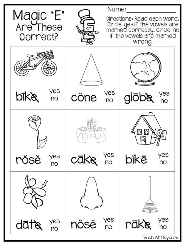 90 Printable A Magic E Worksheets 34