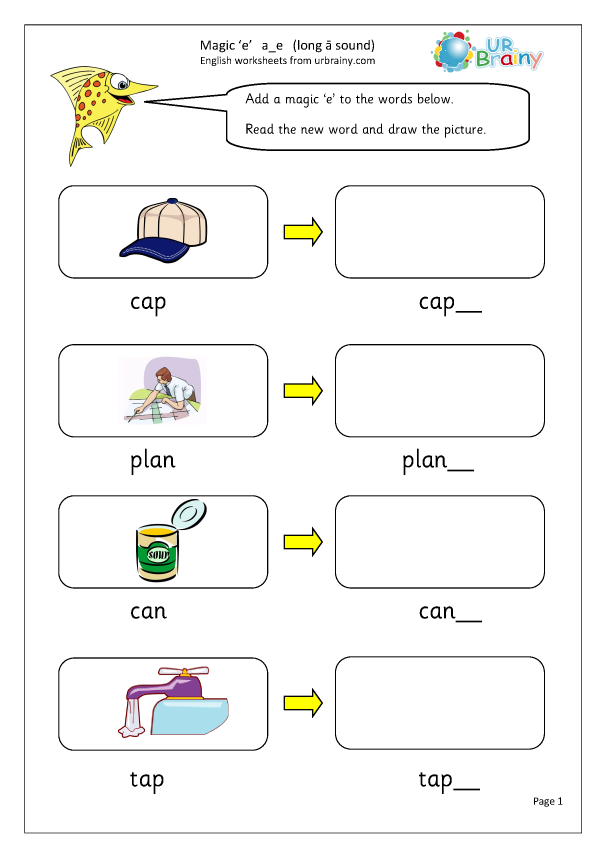 90 Printable A Magic E Worksheets 51