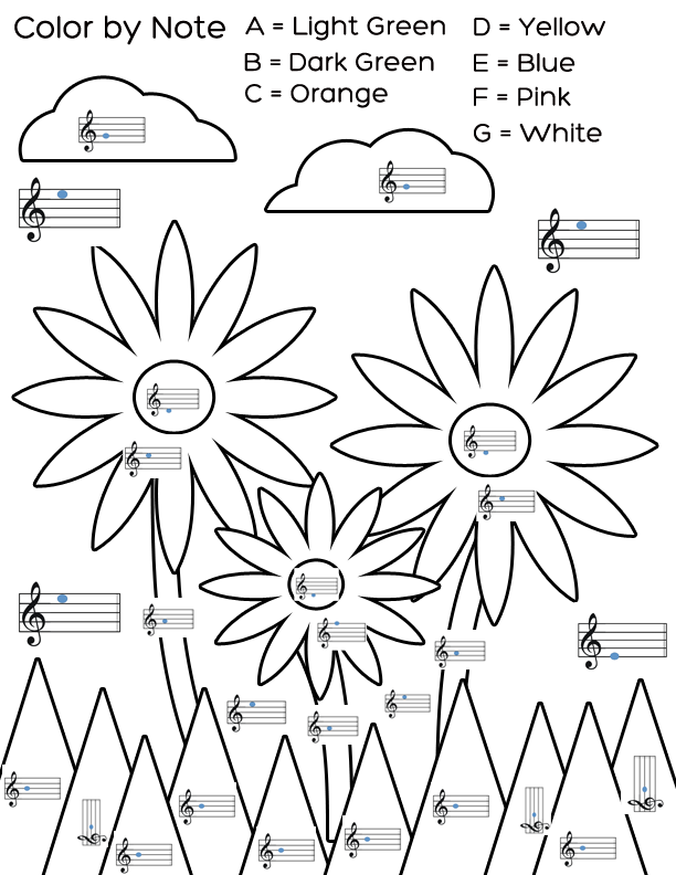 90 Printable Name The Notes Worksheet 61