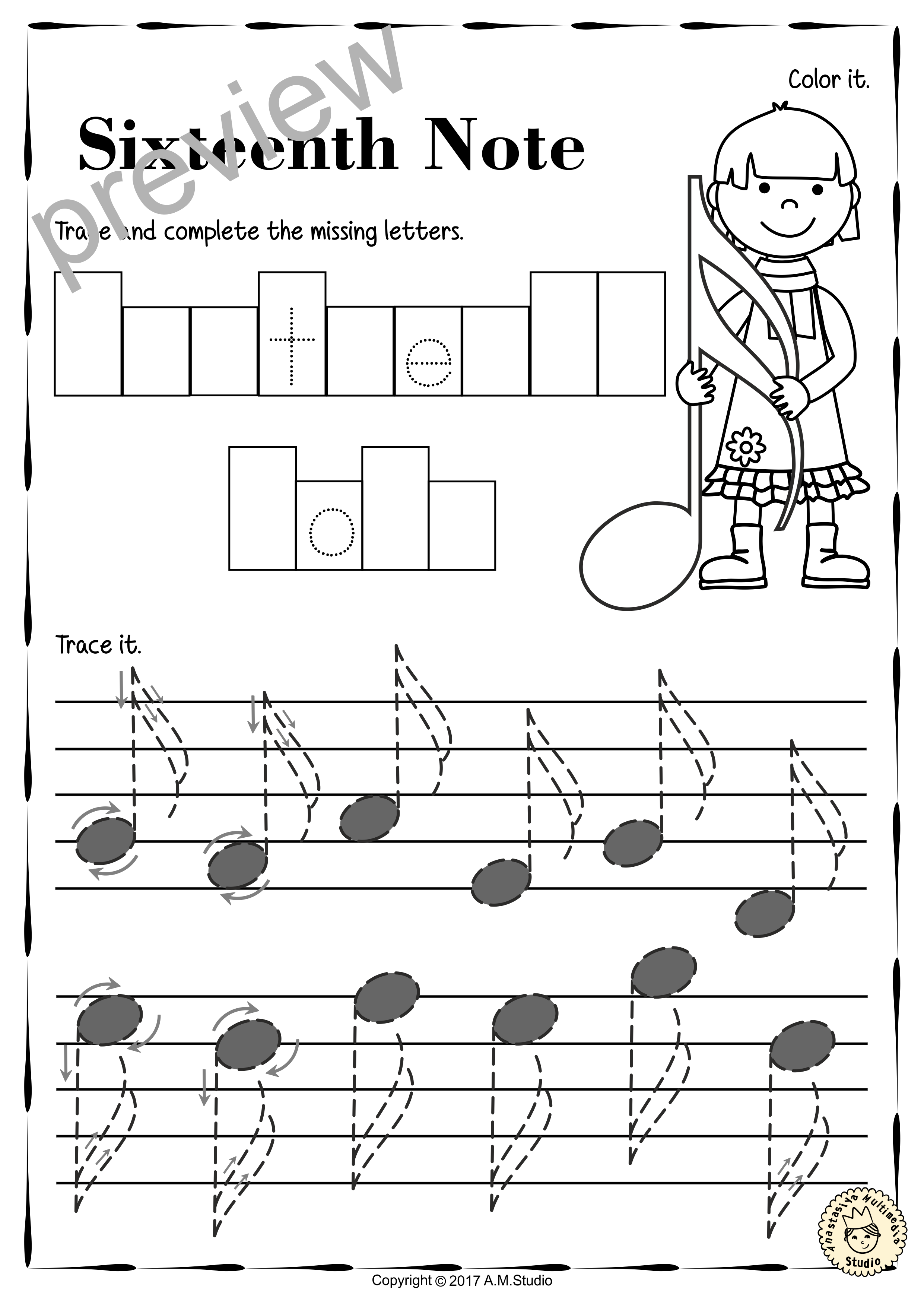 90 Printable Name The Notes Worksheet 69