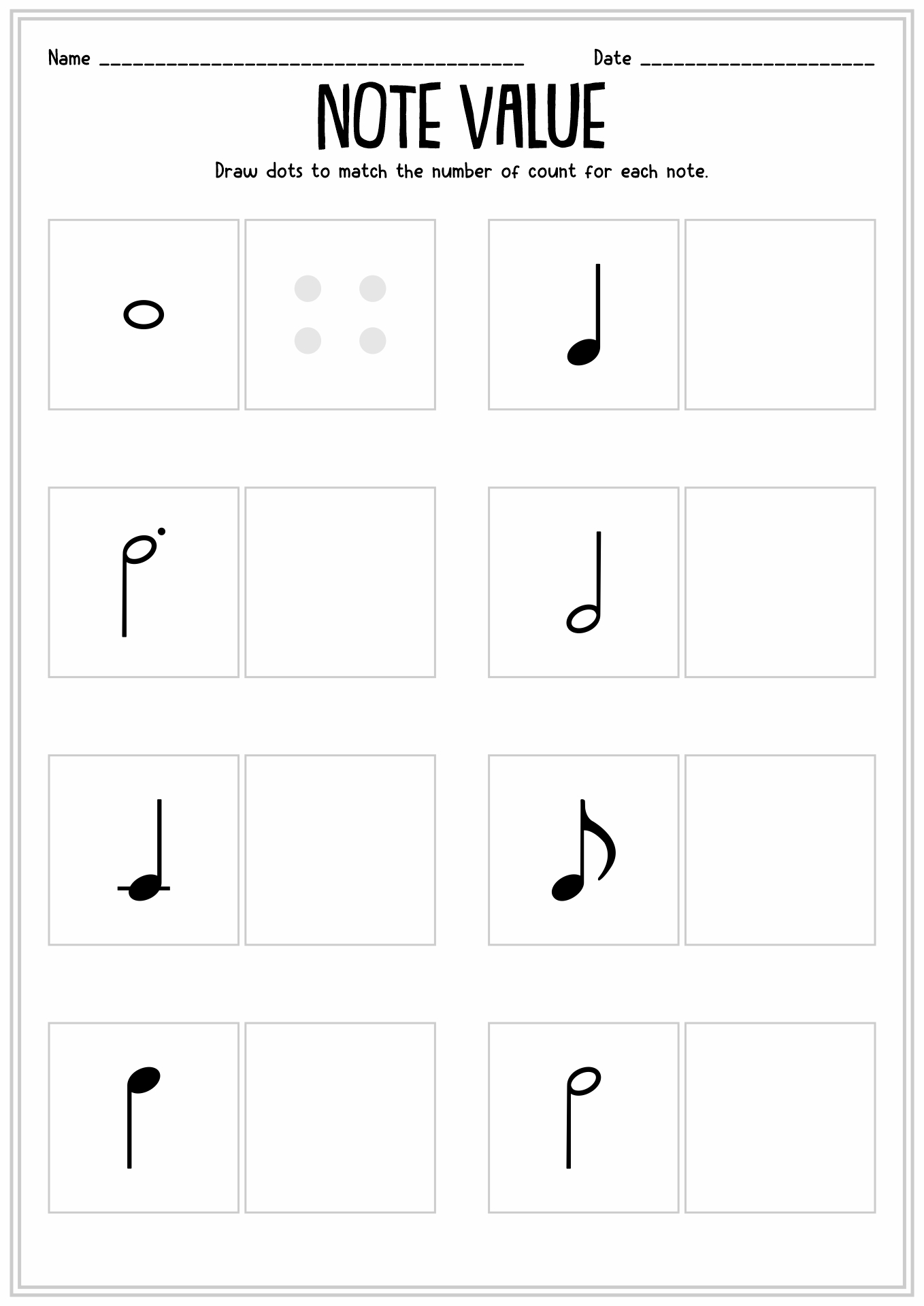 90 Printable Name The Notes Worksheet 70