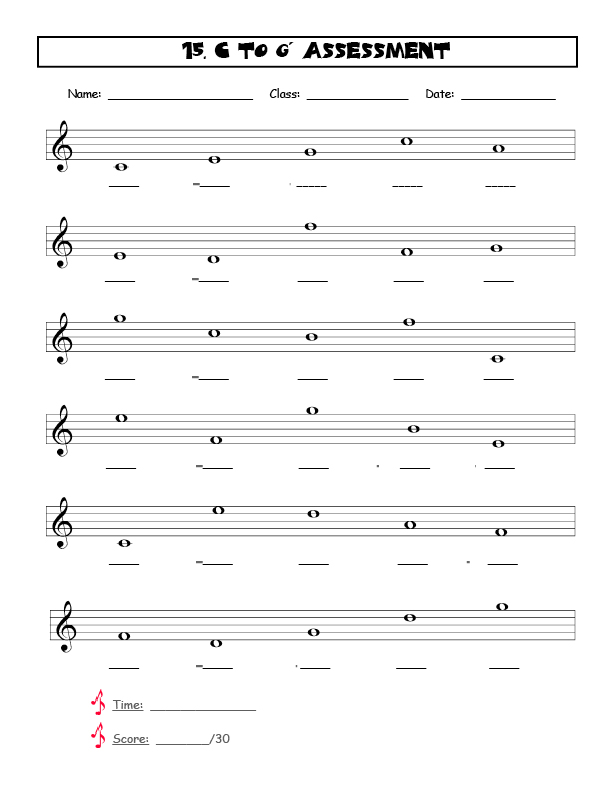 90 Printable Name The Notes Worksheet 81