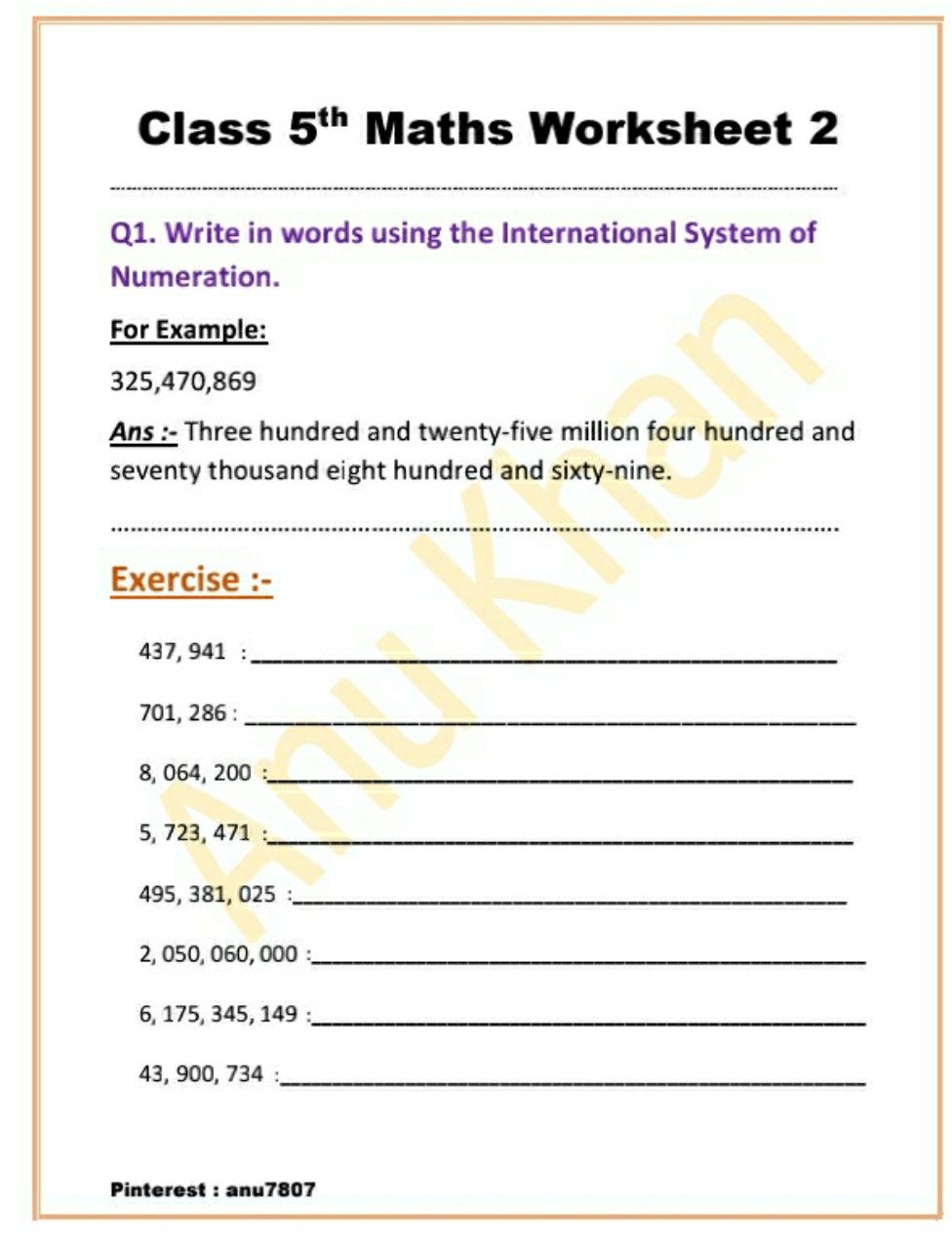 90 Printable Real Number System Worksheet 30