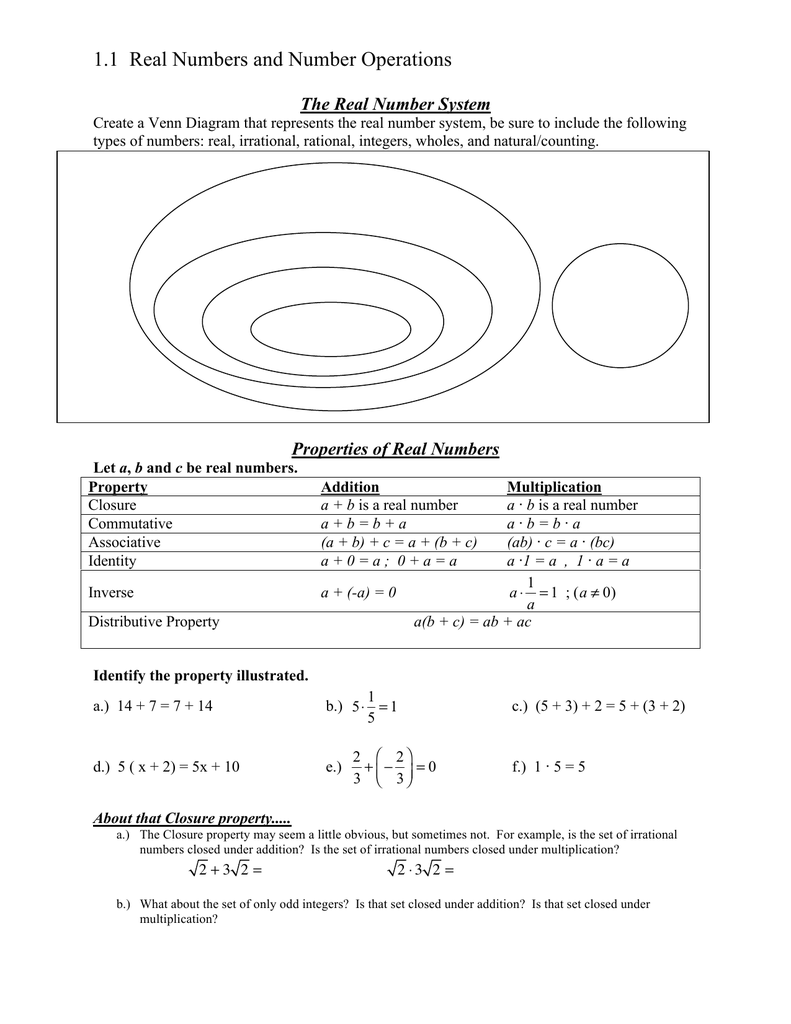 90 Printable Real Number System Worksheet 43