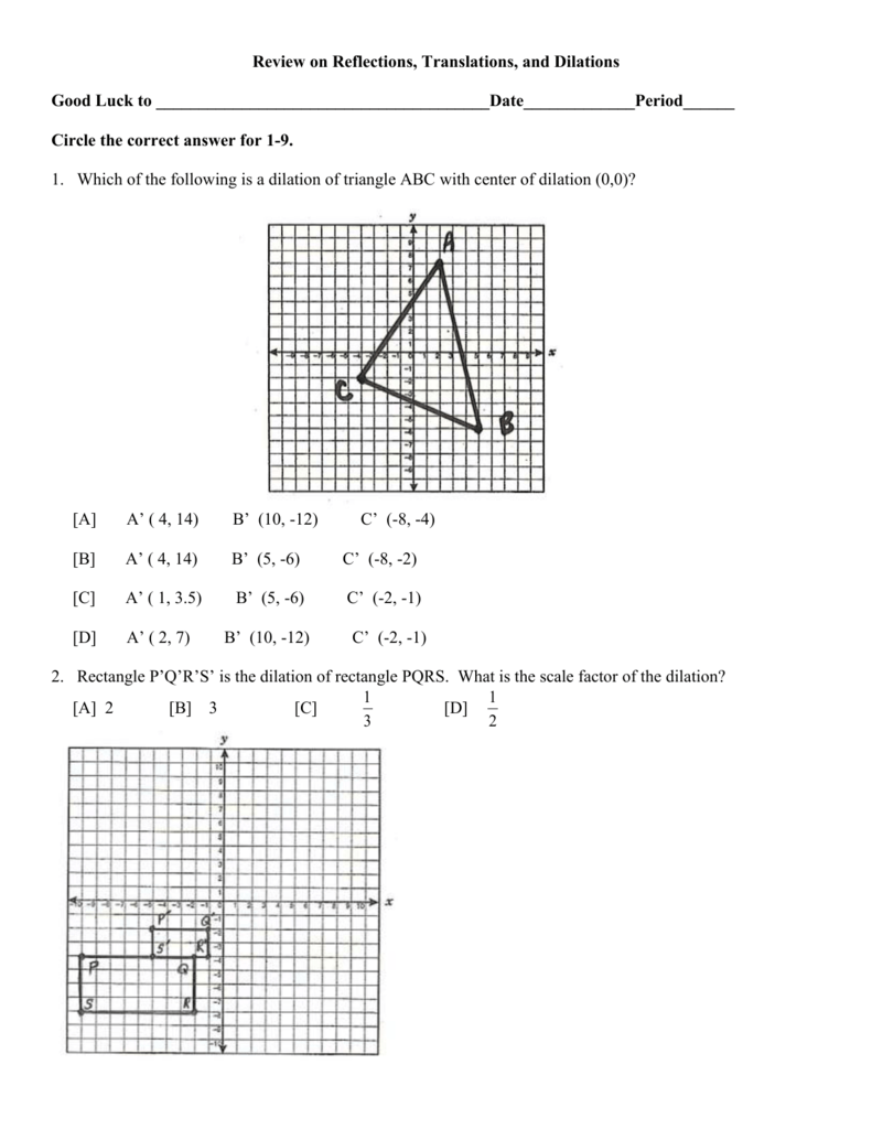 90 Printable Scale Factor Worksheet Pdf 25