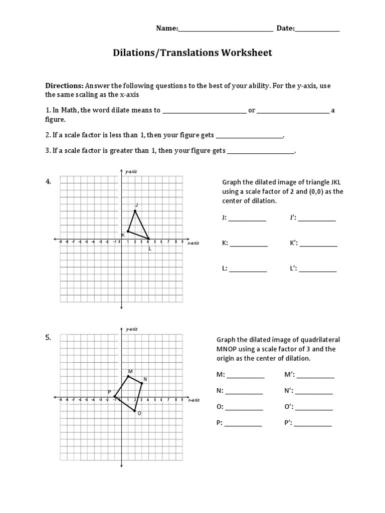 90 Printable Scale Factor Worksheet Pdf 42