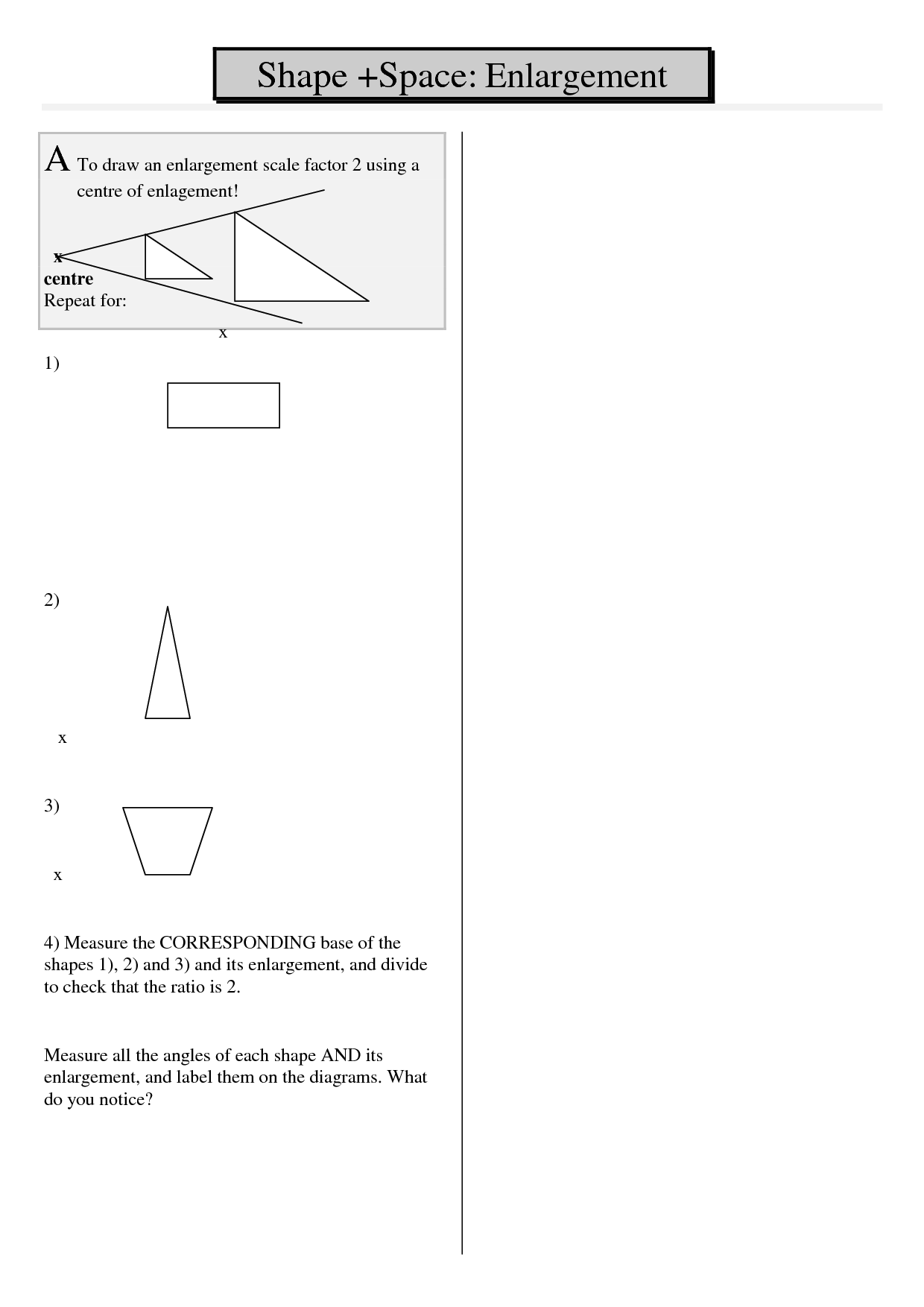 90 Printable Scale Factor Worksheet Pdf 65