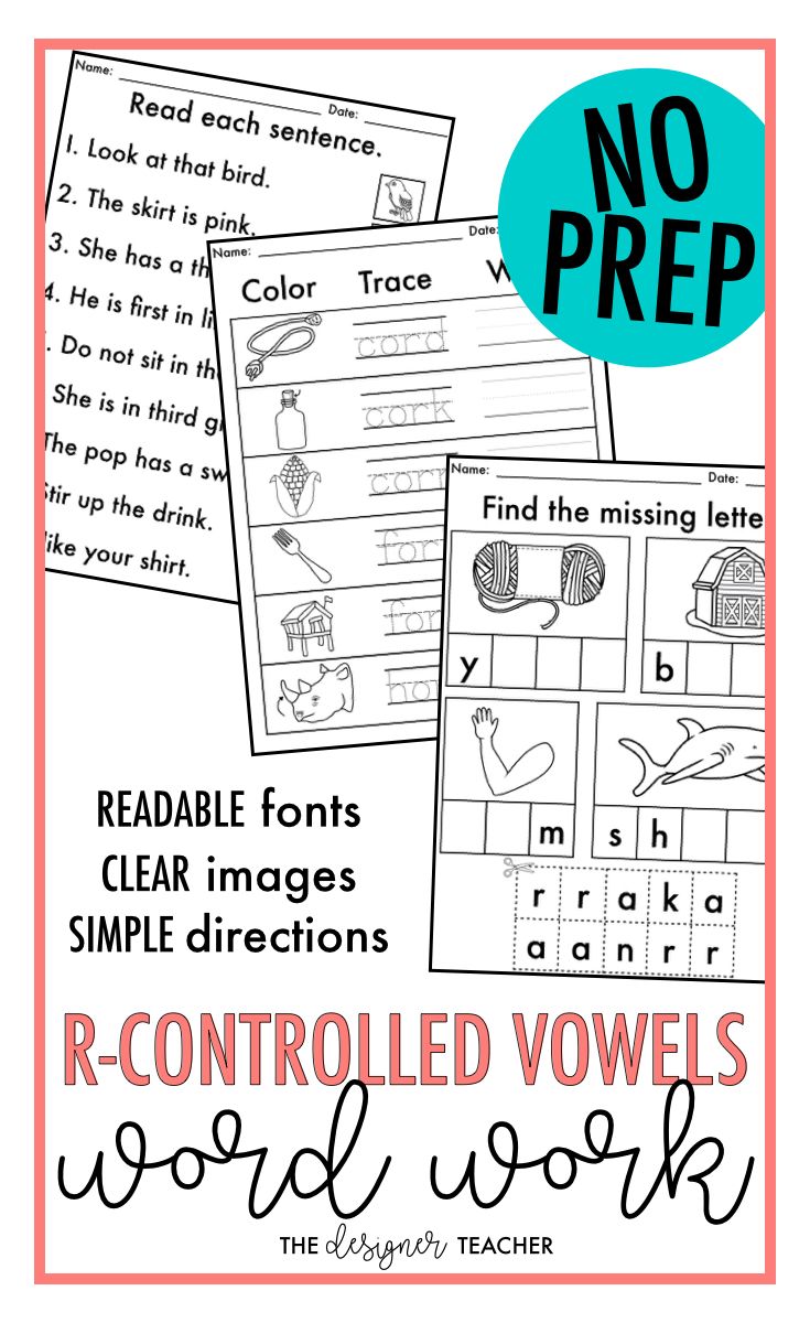 90 R Controlled Vowels Worksheet 11