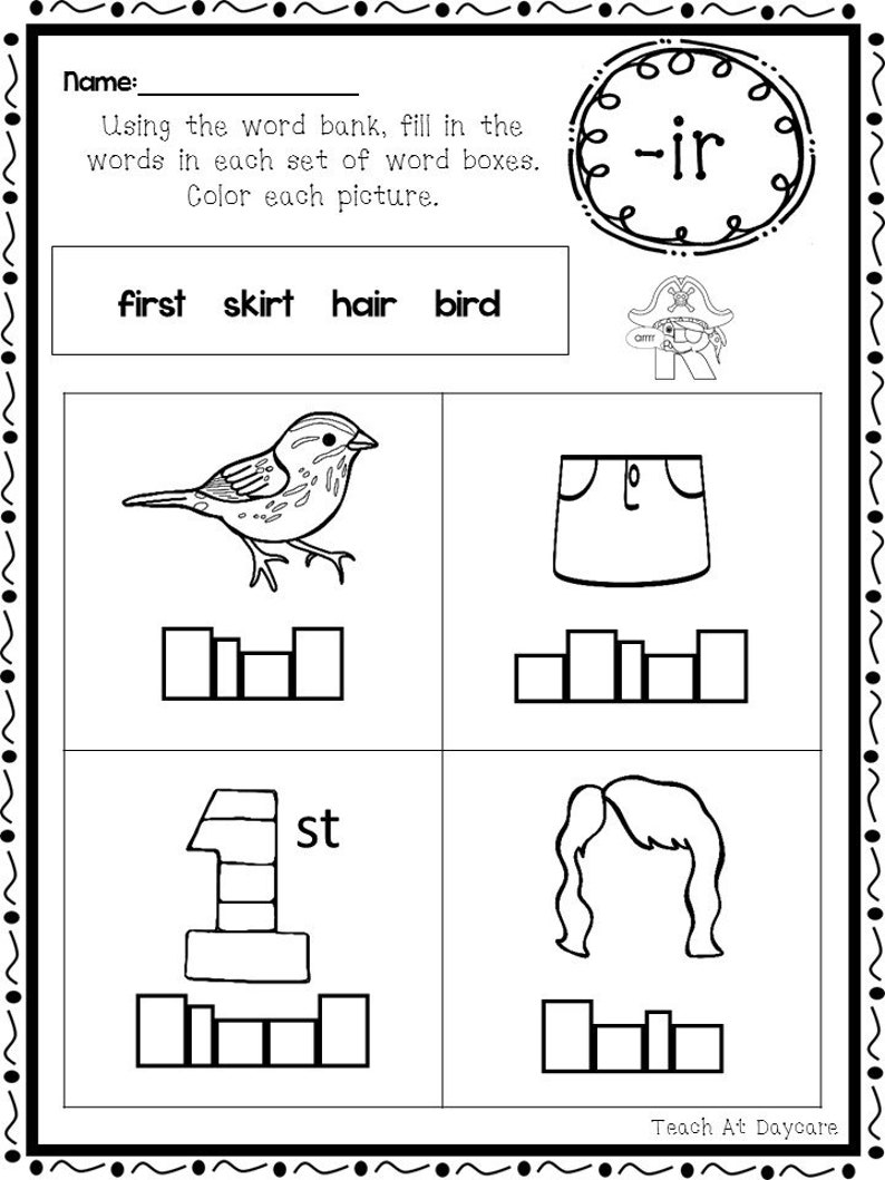 90 R Controlled Vowels Worksheet 14