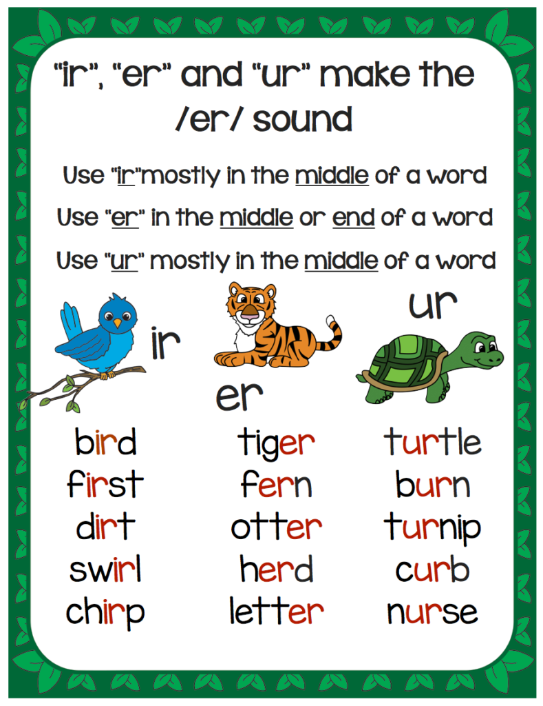 90 R Controlled Vowels Worksheet 33