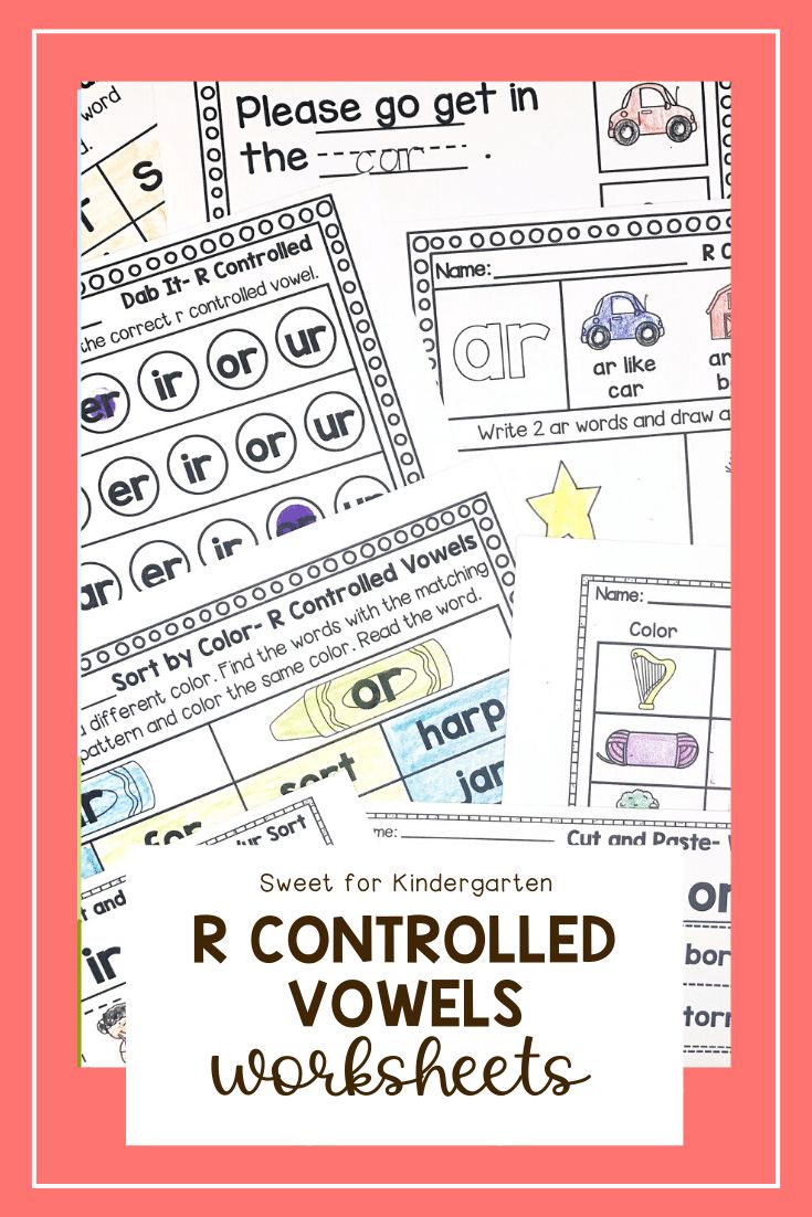 90 R Controlled Vowels Worksheet 34