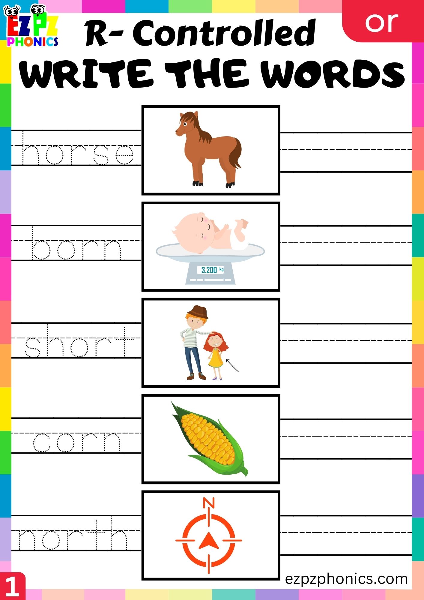 90 R Controlled Vowels Worksheet 43