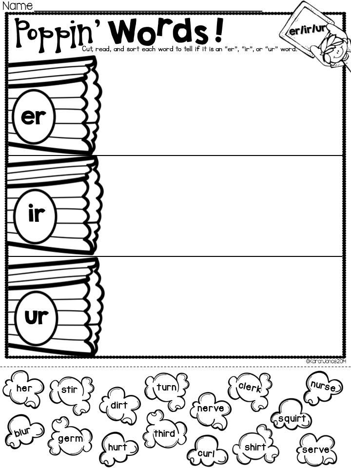 90 R Controlled Vowels Worksheet 7