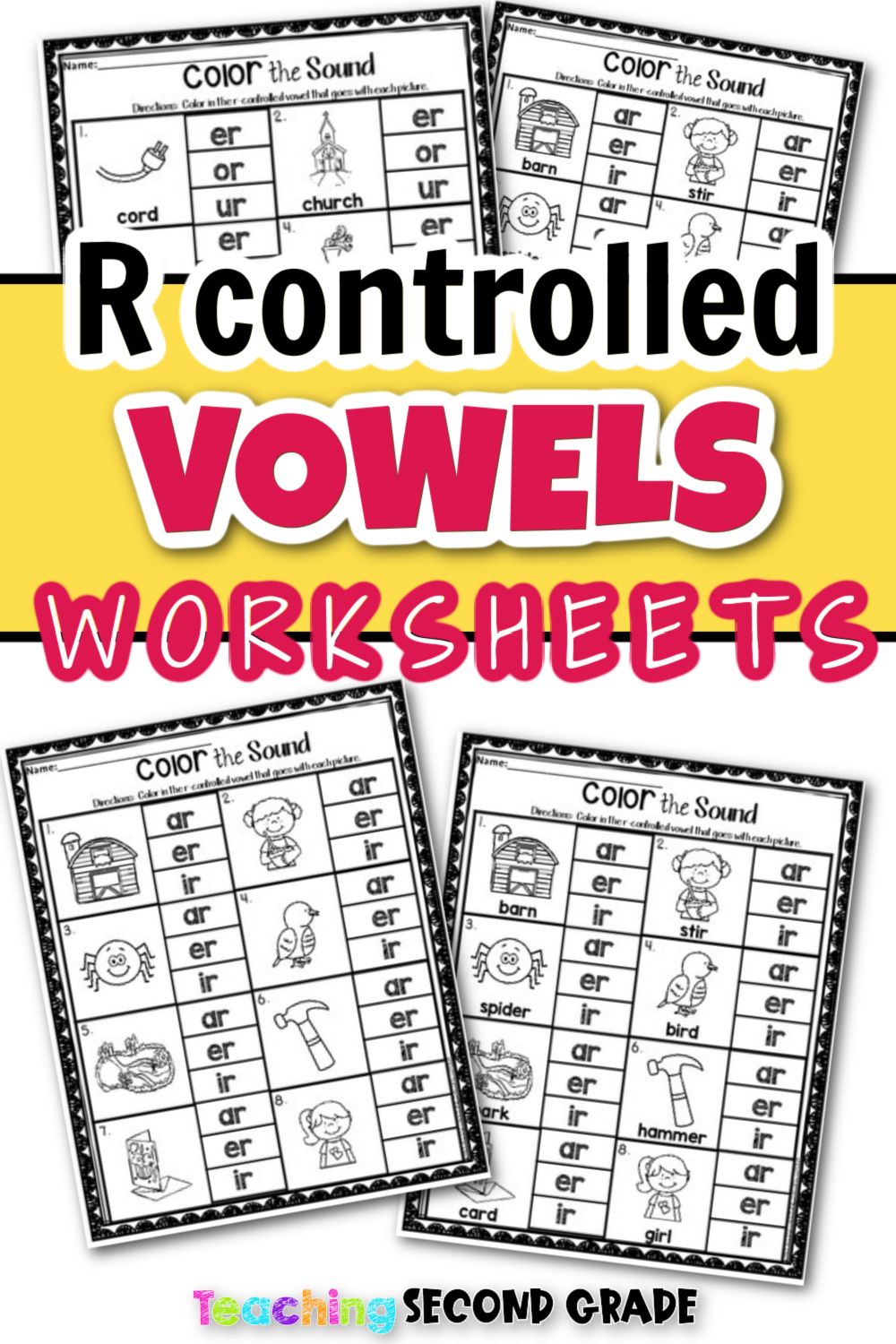 90 R Controlled Vowels Worksheet 73