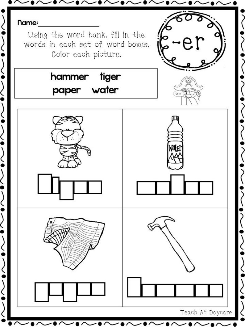 90 R Controlled Vowels Worksheet 87