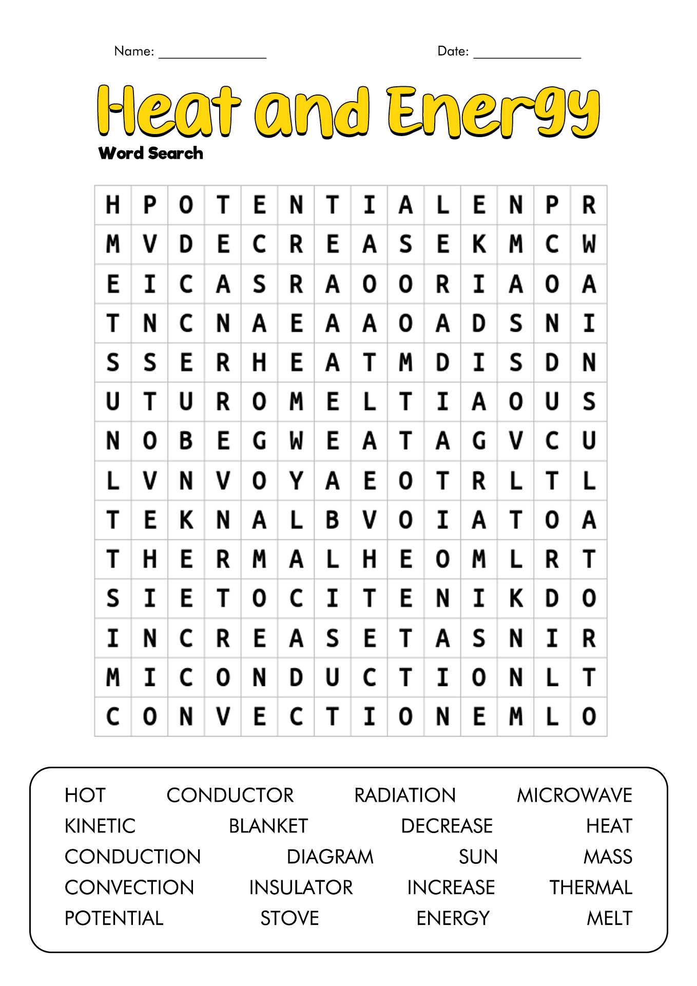 90 Worksheet Conduction Convection Radiation 68