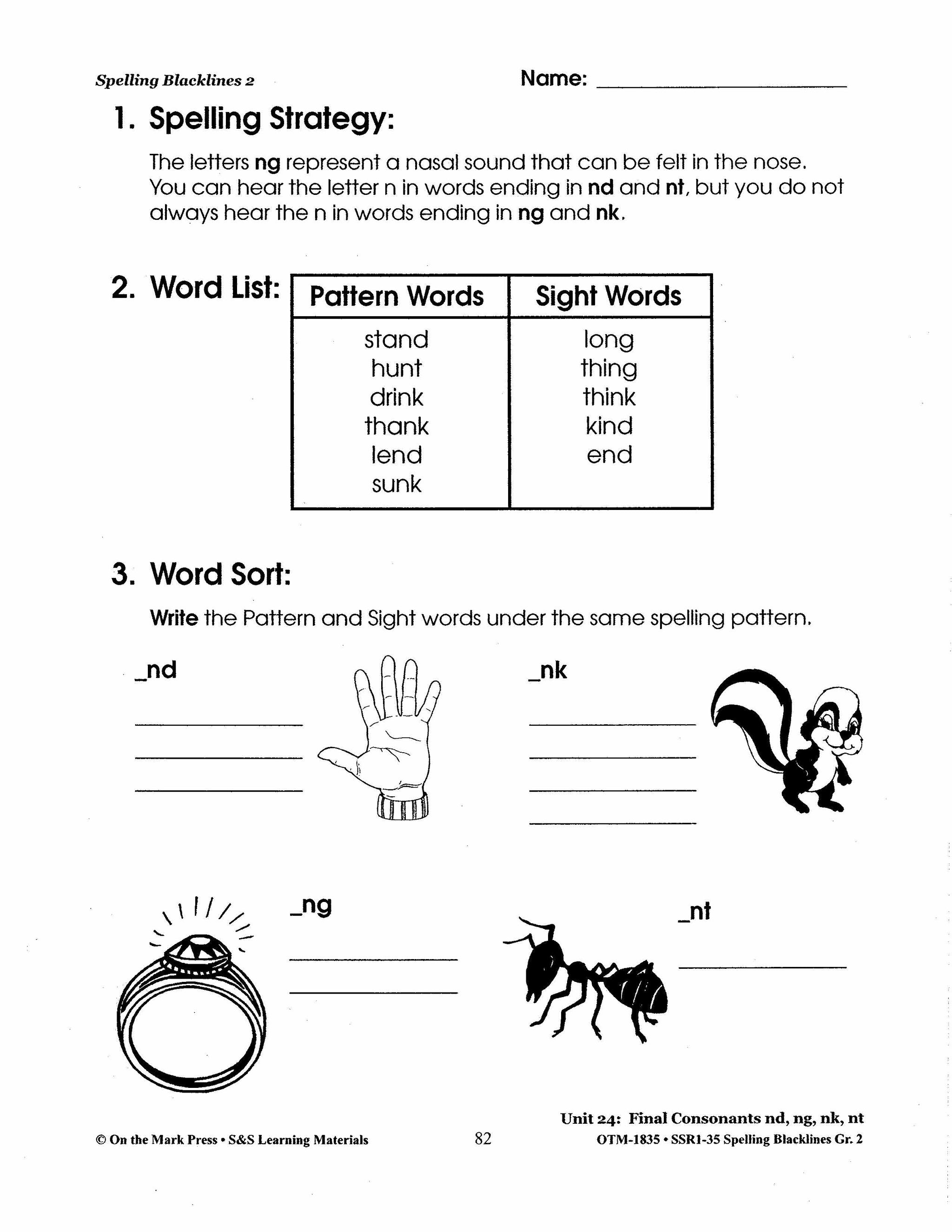 Get 85 2Nd Grade Spelling Worksheets Ideas 19