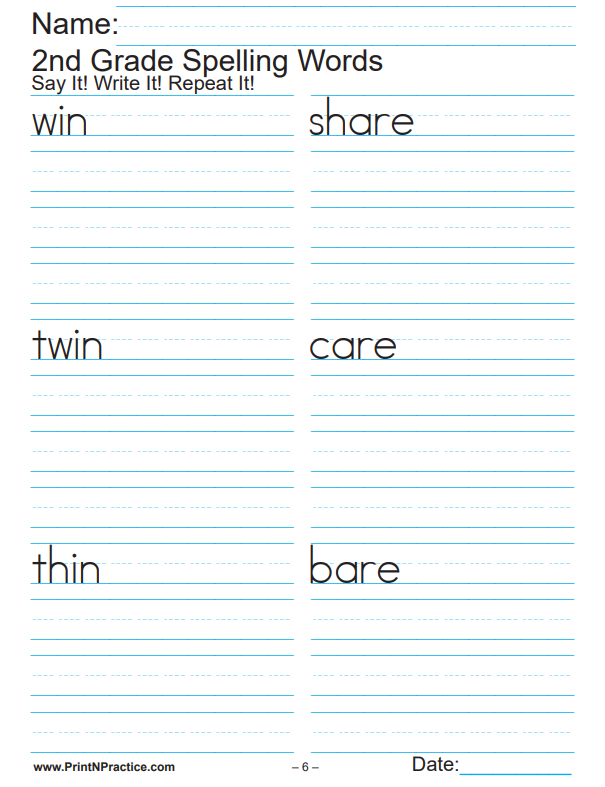 Get 85 2Nd Grade Spelling Worksheets Ideas 28