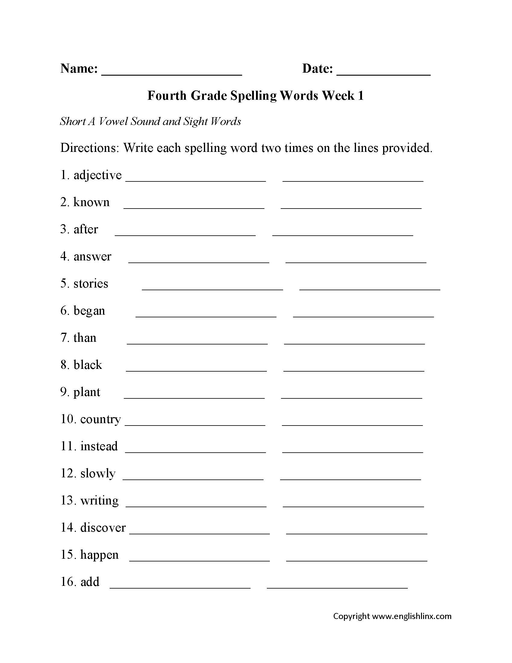 Get 85 2Nd Grade Spelling Worksheets Ideas 30