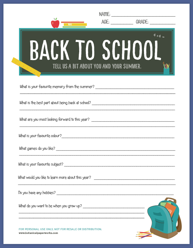 Get 85 Back-To-School Camp Worksheets Ideas 1