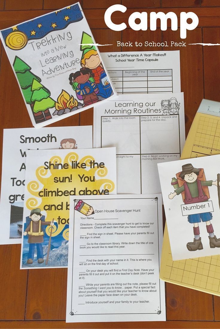 Get 85 Back-To-School Camp Worksheets Ideas 30