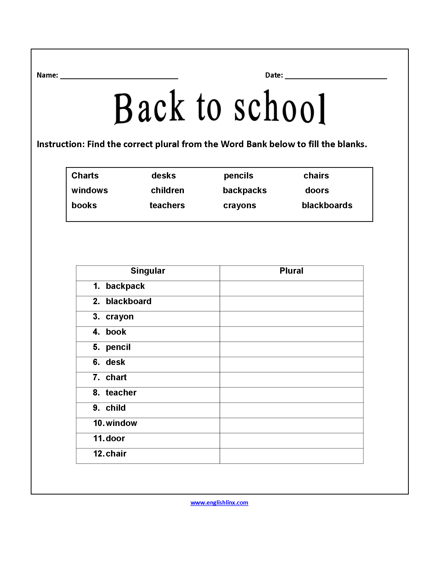 Get 85 Back-To-School Camp Worksheets Ideas 52