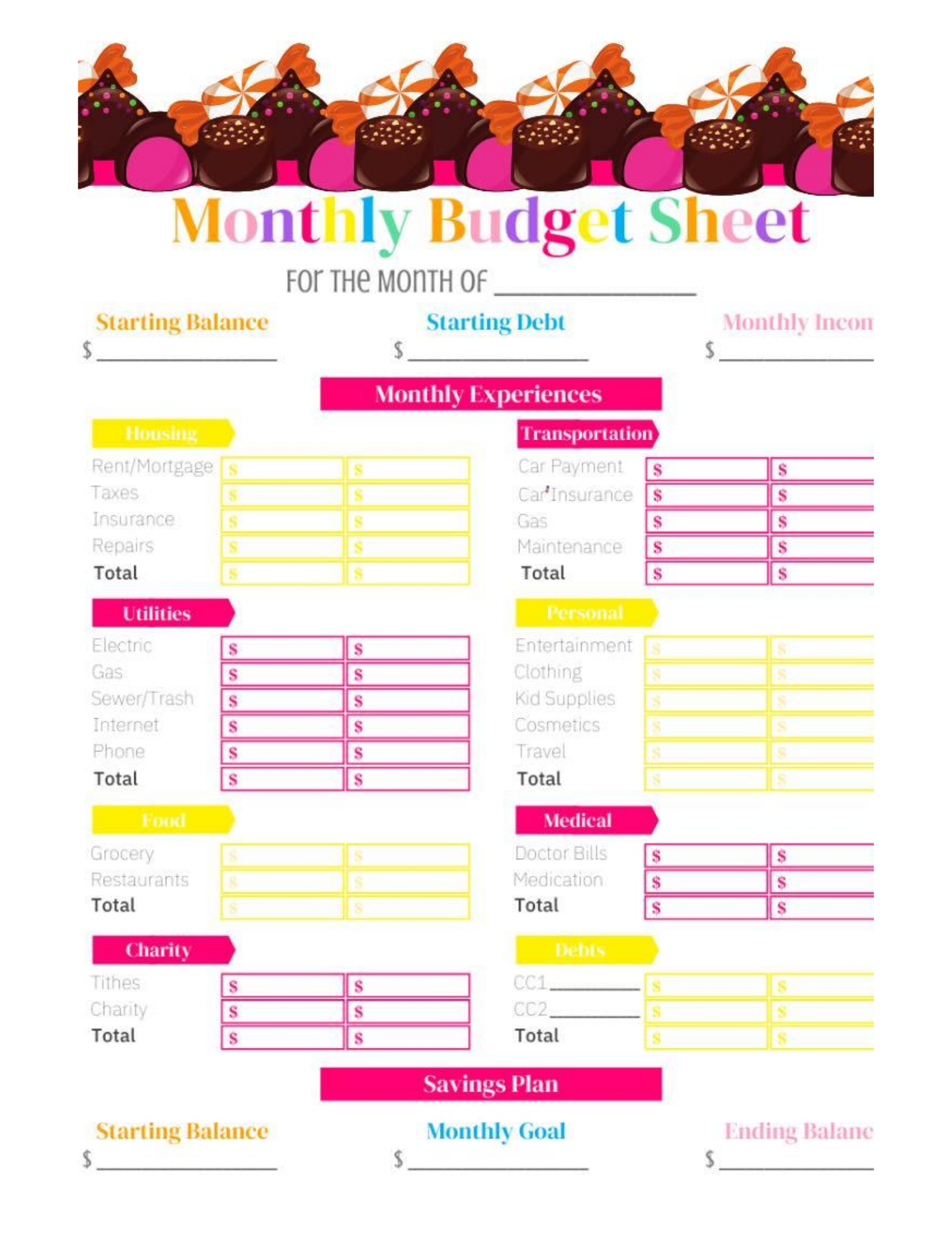 Get 85 Budgeting Worksheets For Students Ideas 26