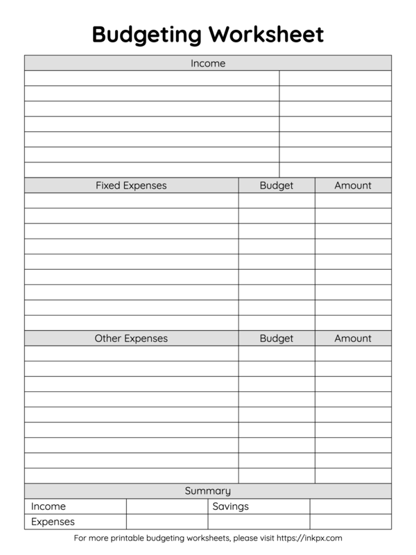 Get 85 Budgeting Worksheets For Students Ideas 31