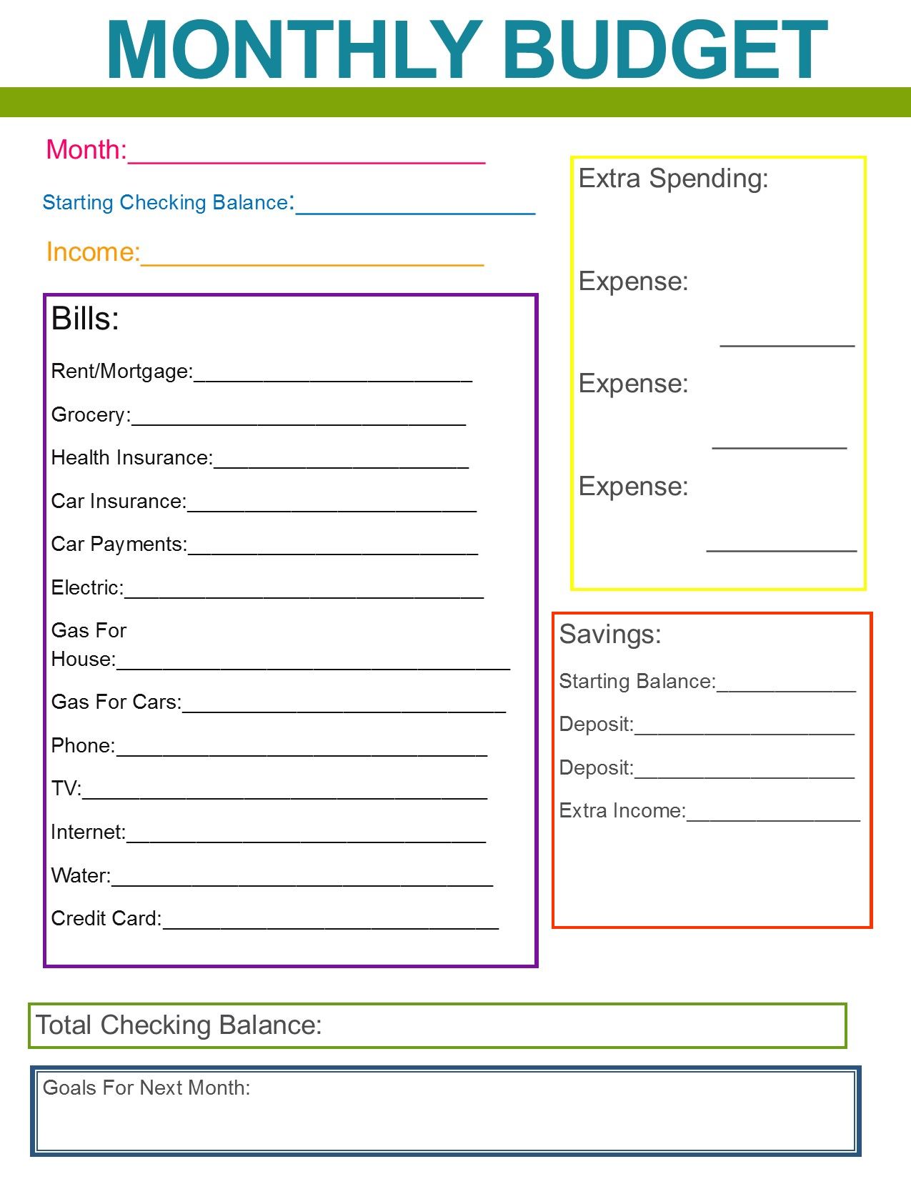 Get 85 Budgeting Worksheets For Students Ideas 59