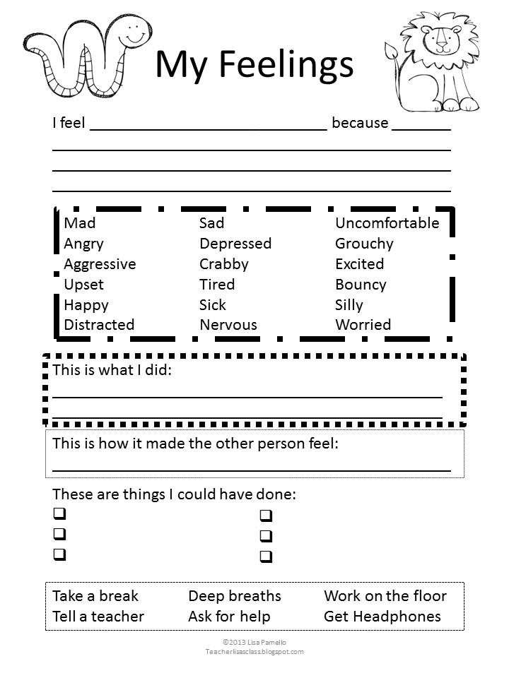 Get 85 Depression Worksheets For Teens Ideas 14