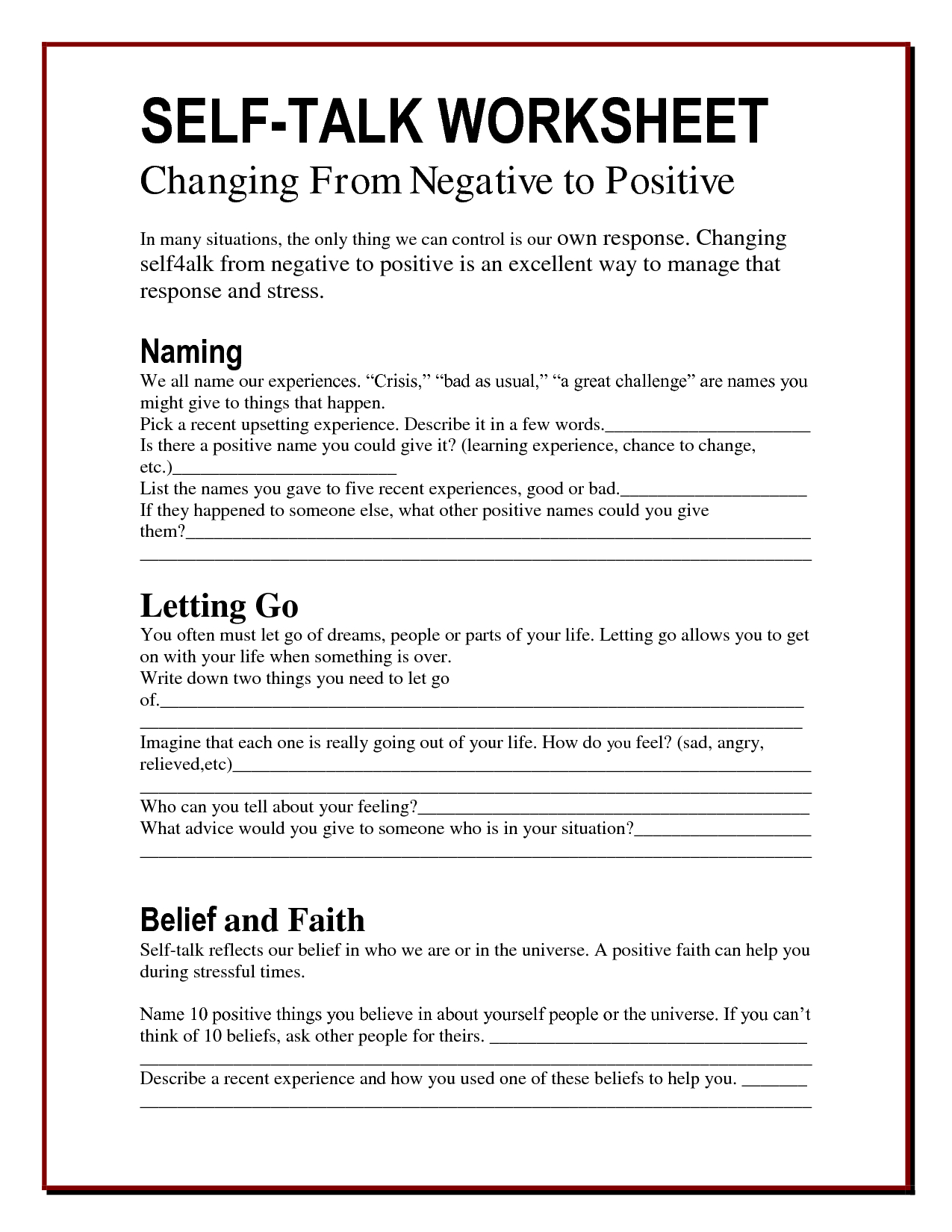 Get 85 Depression Worksheets For Teens Ideas 28