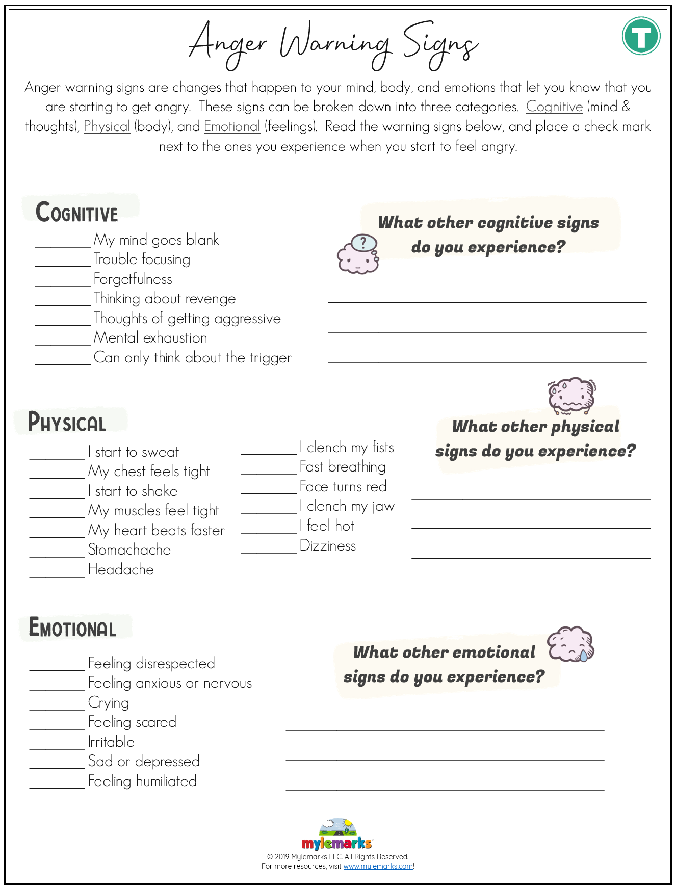 Get 85 Depression Worksheets For Teens Ideas 84