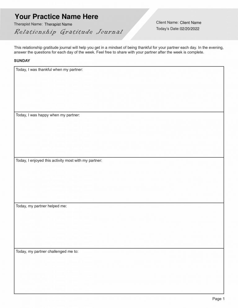 Get 85 Marriage Improvement Worksheets Ideas 46