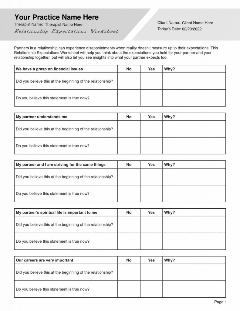 Get 85 Marriage Improvement Worksheets Ideas 51