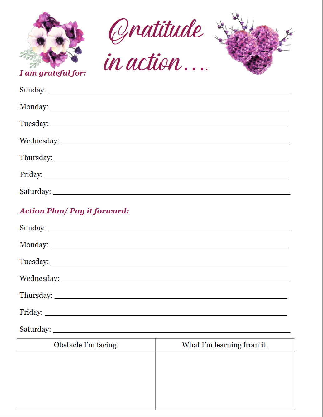 Get 85 May Gratitude Worksheet 13