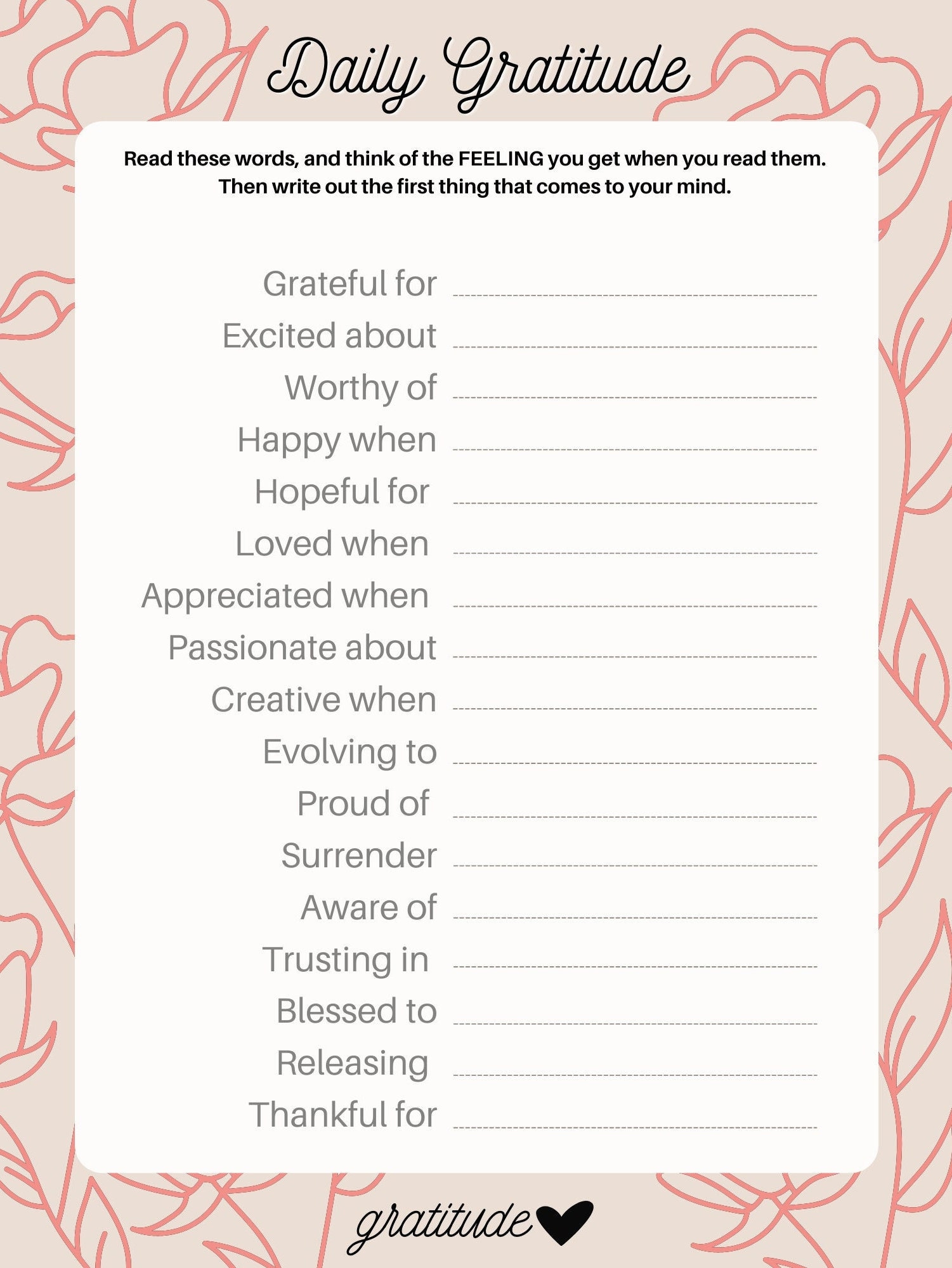 Get 85 May Gratitude Worksheet 2