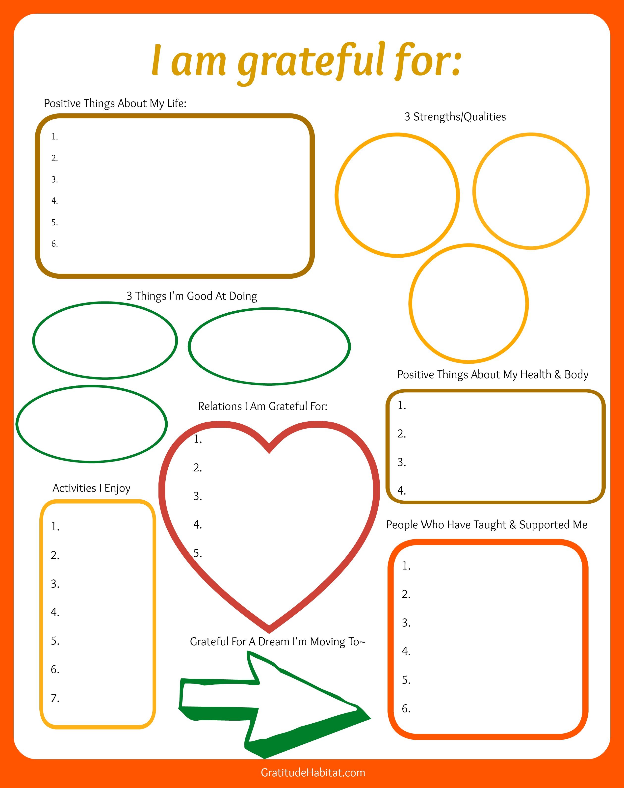 Get 85 May Gratitude Worksheet 23