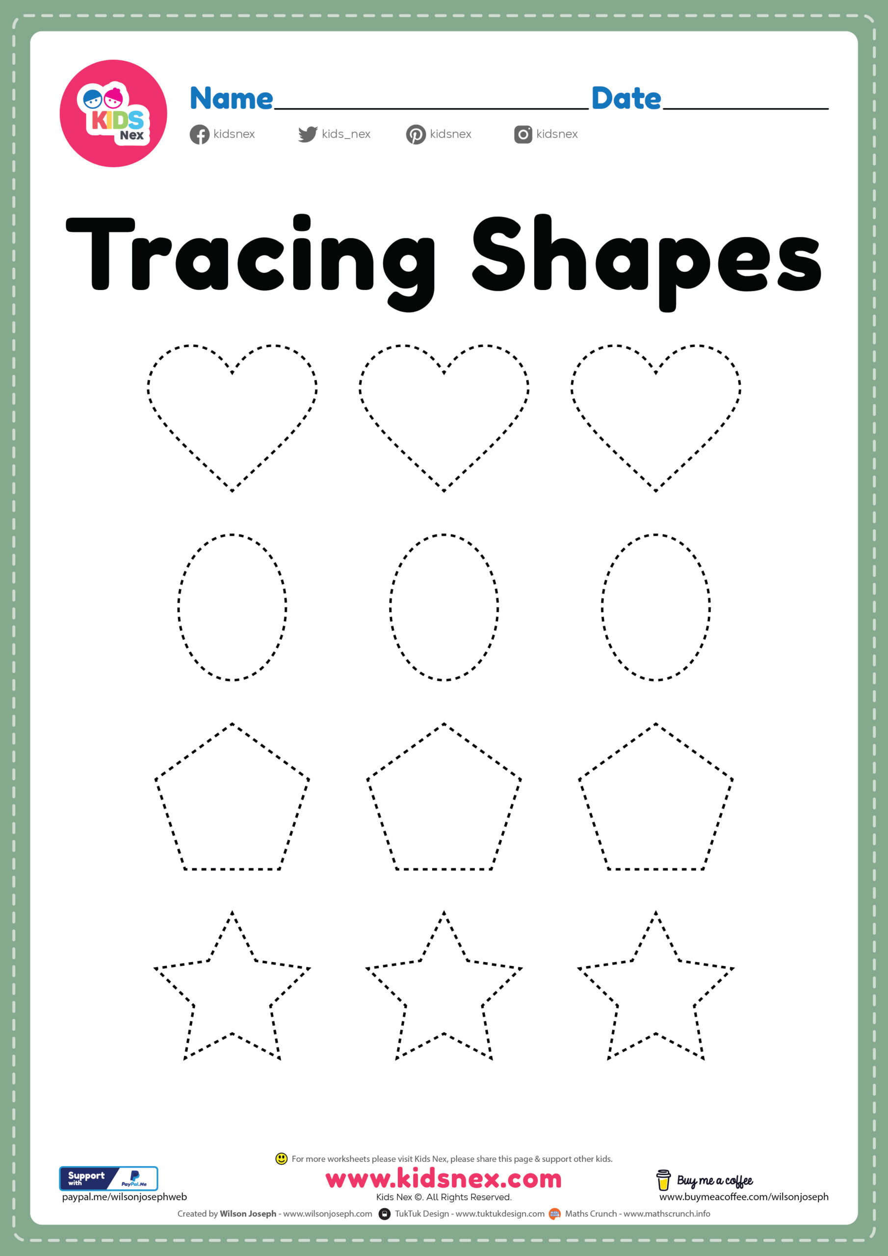 Get 85 Shapes Worksheet For Preschool Ideas 1