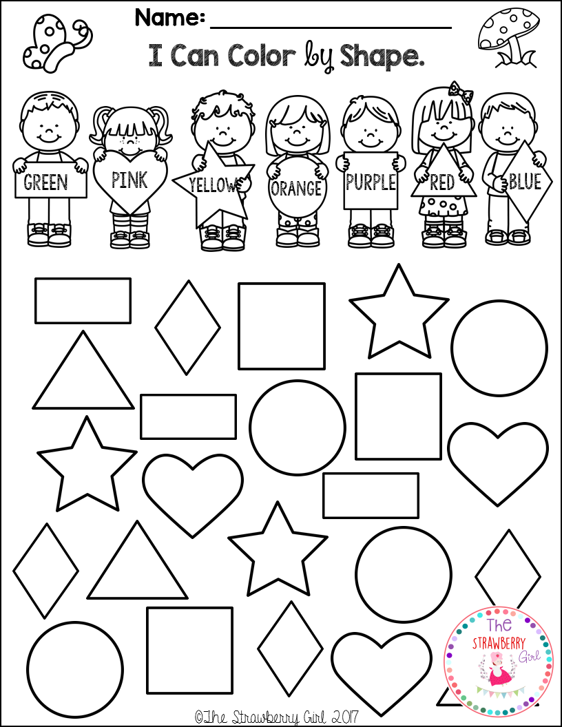 Get 85 Shapes Worksheet For Preschool Ideas 38