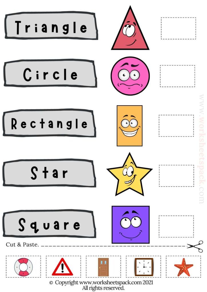 Get 85 Shapes Worksheet For Preschool Ideas 4