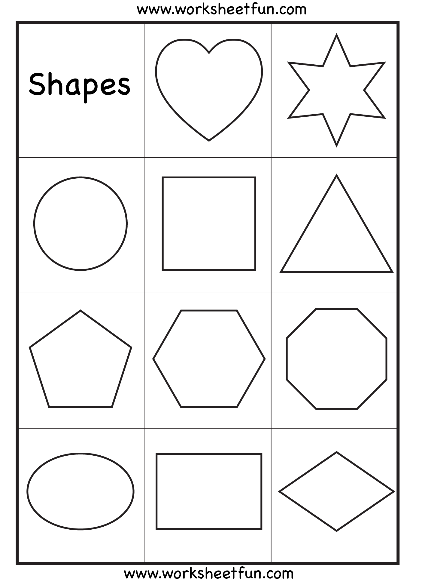 Get 85 Shapes Worksheet For Preschool Ideas 44