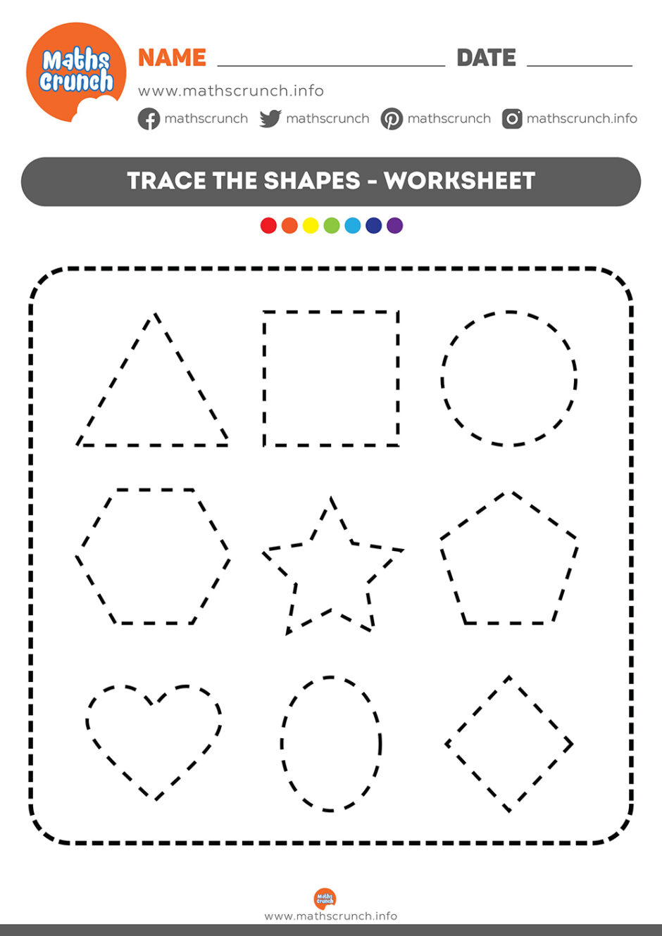 Get 85 Shapes Worksheet For Preschool Ideas 61