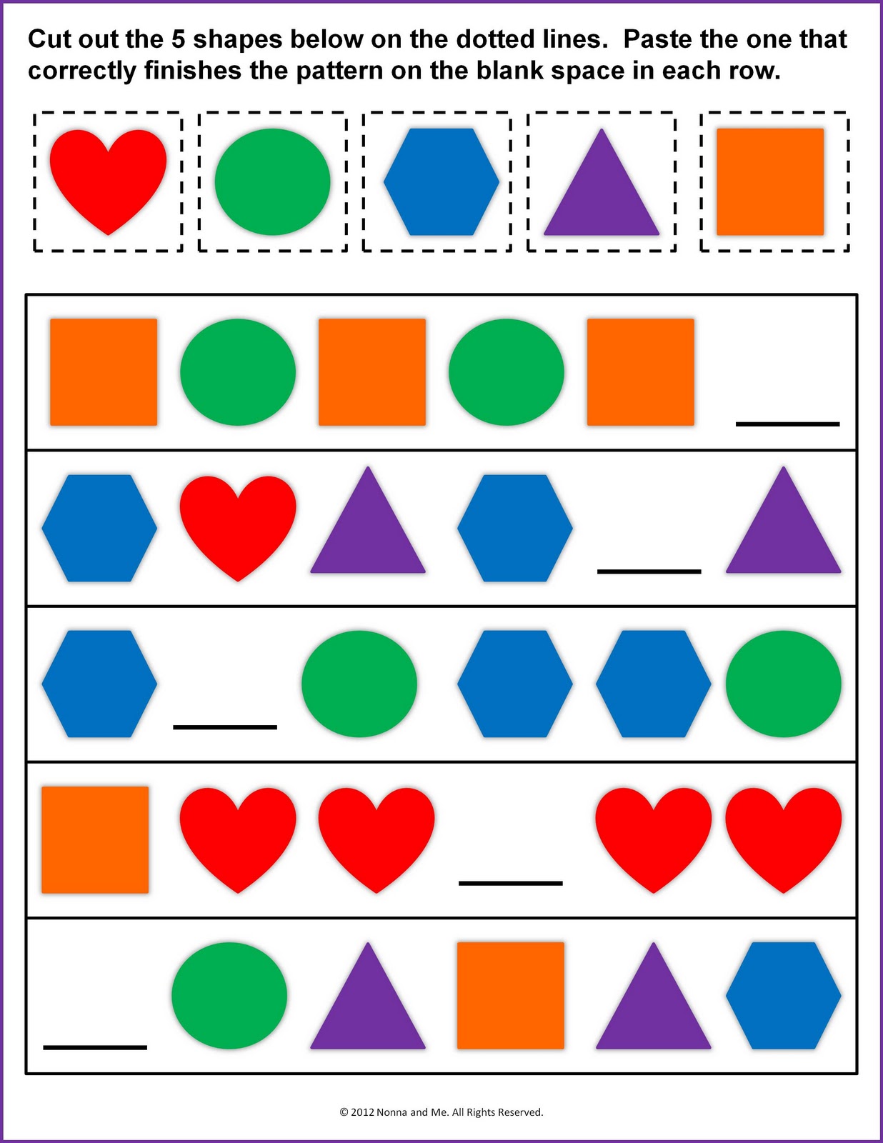 Get 85 Shapes Worksheet For Preschool Ideas 62